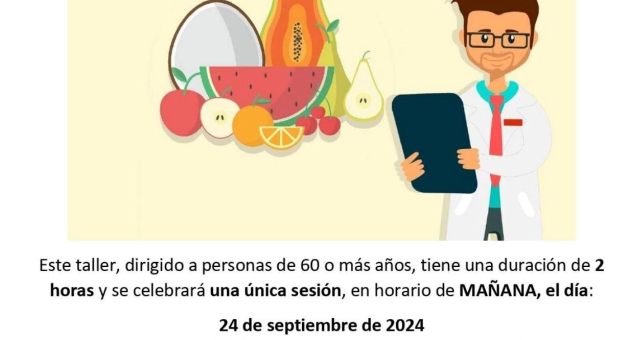 Talleres de envejecimiento activo: Taller de dietética y nutrición